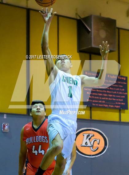 Thumbnail 2 in Cuero vs. Three Rivers (Karnes City Basketball Tournament) photogallery.