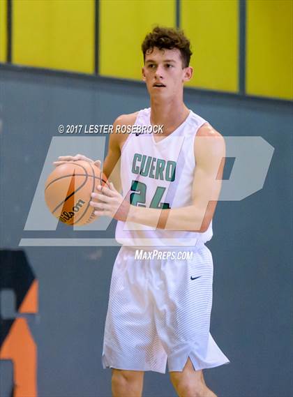 Thumbnail 3 in Cuero vs. Three Rivers (Karnes City Basketball Tournament) photogallery.