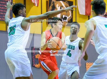 Thumbnail 1 in Cuero vs. Three Rivers (Karnes City Basketball Tournament) photogallery.