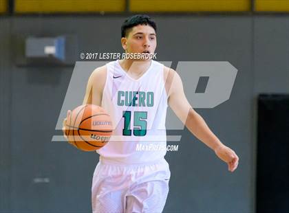 Thumbnail 2 in Cuero vs. Three Rivers (Karnes City Basketball Tournament) photogallery.