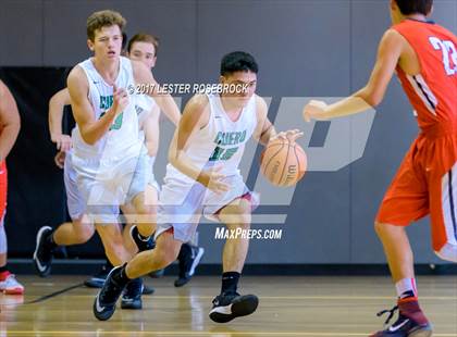 Thumbnail 1 in Cuero vs. Three Rivers (Karnes City Basketball Tournament) photogallery.