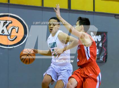 Thumbnail 1 in Cuero vs. Three Rivers (Karnes City Basketball Tournament) photogallery.