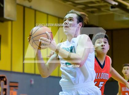 Thumbnail 3 in Cuero vs. Three Rivers (Karnes City Basketball Tournament) photogallery.