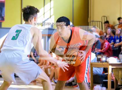 Thumbnail 3 in Cuero vs. Three Rivers (Karnes City Basketball Tournament) photogallery.