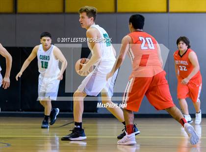 Thumbnail 3 in Cuero vs. Three Rivers (Karnes City Basketball Tournament) photogallery.