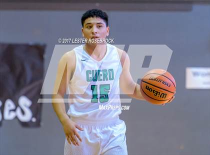 Thumbnail 2 in Cuero vs. Three Rivers (Karnes City Basketball Tournament) photogallery.