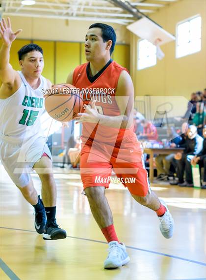 Thumbnail 3 in Cuero vs. Three Rivers (Karnes City Basketball Tournament) photogallery.