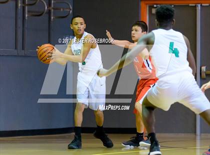Thumbnail 1 in Cuero vs. Three Rivers (Karnes City Basketball Tournament) photogallery.