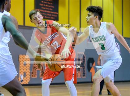 Thumbnail 2 in Cuero vs. Three Rivers (Karnes City Basketball Tournament) photogallery.