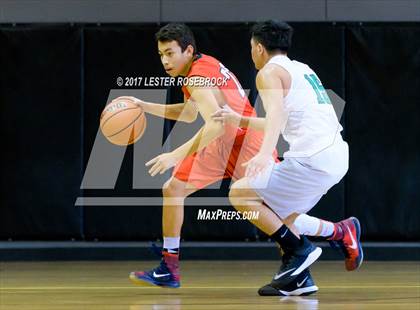 Thumbnail 3 in Cuero vs. Three Rivers (Karnes City Basketball Tournament) photogallery.