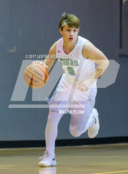 Thumbnail 3 in Cuero vs. Three Rivers (Karnes City Basketball Tournament) photogallery.