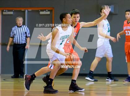 Thumbnail 1 in Cuero vs. Three Rivers (Karnes City Basketball Tournament) photogallery.