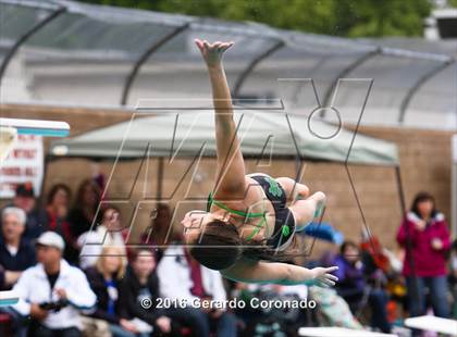 Thumbnail 2 in CIF SJS Girls Diving Championships photogallery.