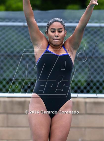 Thumbnail 1 in CIF SJS Girls Diving Championships photogallery.