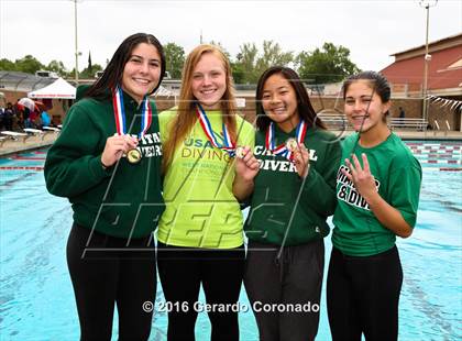 Thumbnail 1 in CIF SJS Girls Diving Championships photogallery.