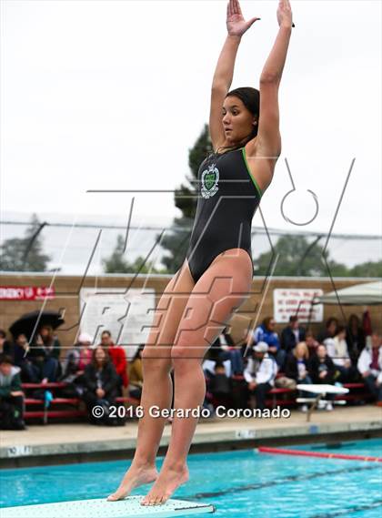 Thumbnail 1 in CIF SJS Girls Diving Championships photogallery.