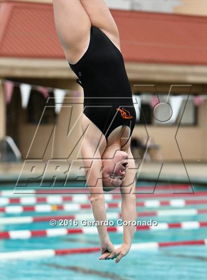 Thumbnail 1 in CIF SJS Girls Diving Championships photogallery.
