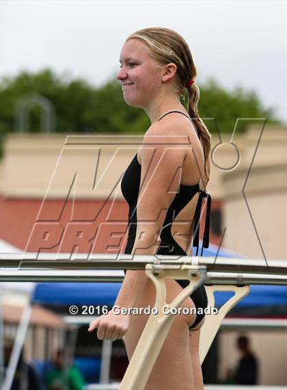Thumbnail 3 in CIF SJS Girls Diving Championships photogallery.