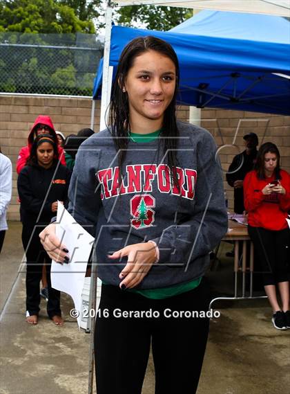 Thumbnail 2 in CIF SJS Girls Diving Championships photogallery.