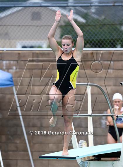 Thumbnail 3 in CIF SJS Girls Diving Championships photogallery.