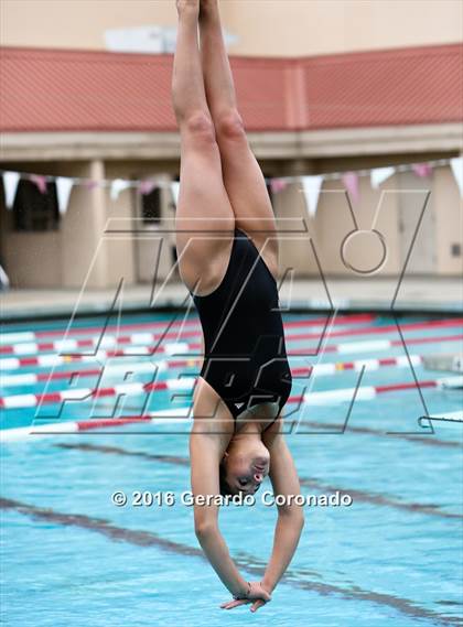 Thumbnail 3 in CIF SJS Girls Diving Championships photogallery.