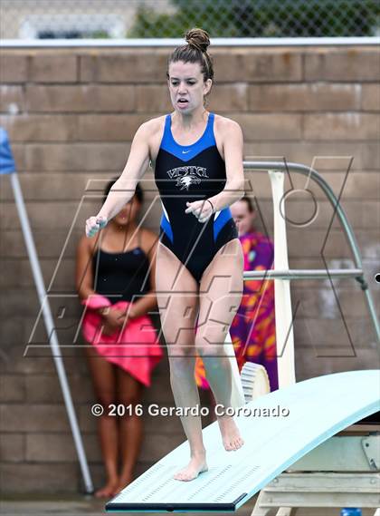 Thumbnail 1 in CIF SJS Girls Diving Championships photogallery.