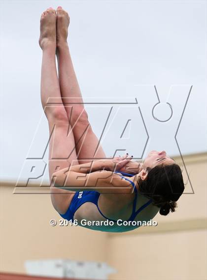 Thumbnail 3 in CIF SJS Girls Diving Championships photogallery.