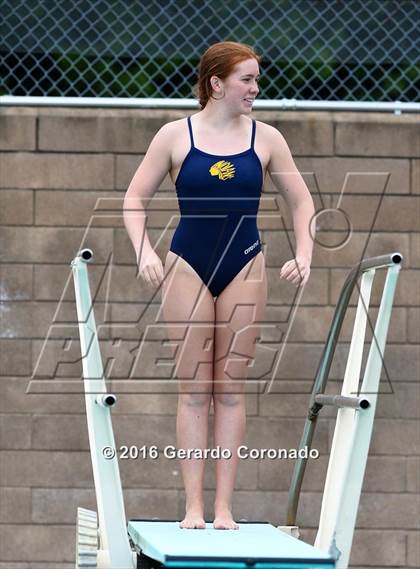 Thumbnail 2 in CIF SJS Girls Diving Championships photogallery.