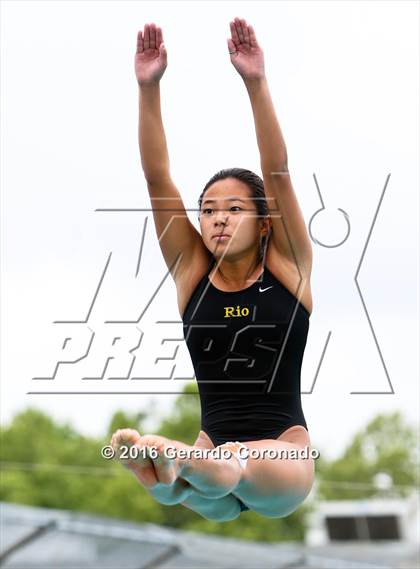Thumbnail 2 in CIF SJS Girls Diving Championships photogallery.