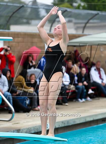 Thumbnail 1 in CIF SJS Girls Diving Championships photogallery.