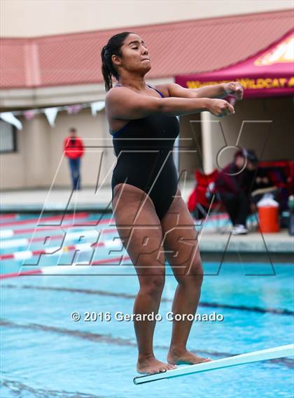 Thumbnail 1 in CIF SJS Girls Diving Championships photogallery.