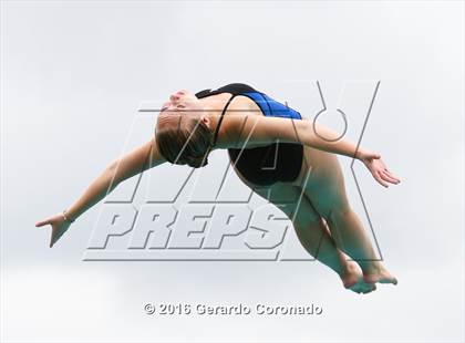 Thumbnail 3 in CIF SJS Girls Diving Championships photogallery.