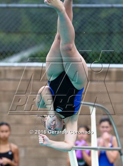 Thumbnail 3 in CIF SJS Girls Diving Championships photogallery.