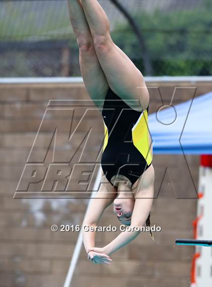 Thumbnail 1 in CIF SJS Girls Diving Championships photogallery.