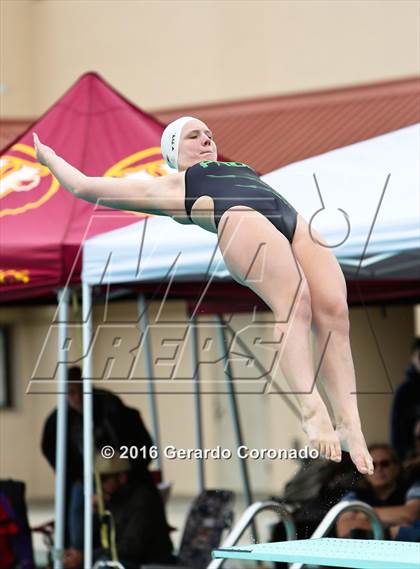 Thumbnail 3 in CIF SJS Girls Diving Championships photogallery.