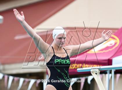 Thumbnail 3 in CIF SJS Girls Diving Championships photogallery.