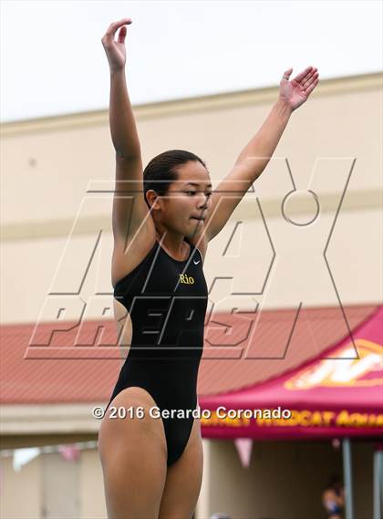 Thumbnail 1 in CIF SJS Girls Diving Championships photogallery.