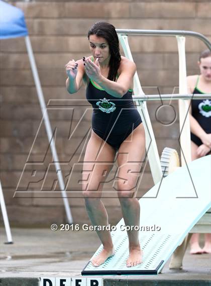 Thumbnail 3 in CIF SJS Girls Diving Championships photogallery.
