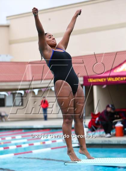 Thumbnail 2 in CIF SJS Girls Diving Championships photogallery.