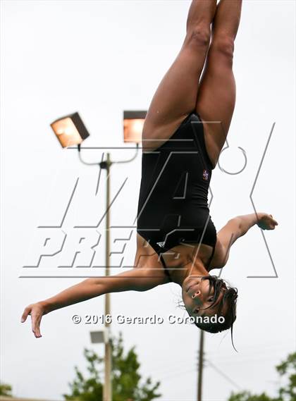 Thumbnail 3 in CIF SJS Girls Diving Championships photogallery.