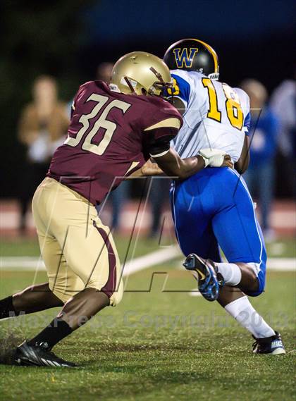 Thumbnail 3 in Douglass vs. Wise (Prince George’s Pigskin Classic)  photogallery.