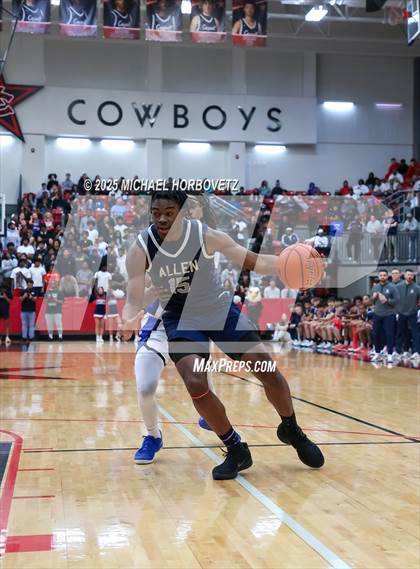 Thumbnail 2 in North Crowley vs. Allen (UIL 6A D1 Boys Basketball Regional Semi) photogallery.