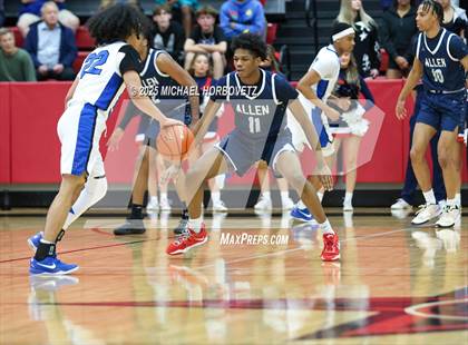Thumbnail 1 in North Crowley vs. Allen (UIL 6A D1 Boys Basketball Regional Semi) photogallery.