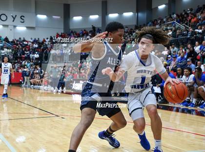 Thumbnail 2 in North Crowley vs. Allen (UIL 6A D1 Boys Basketball Regional Semi) photogallery.