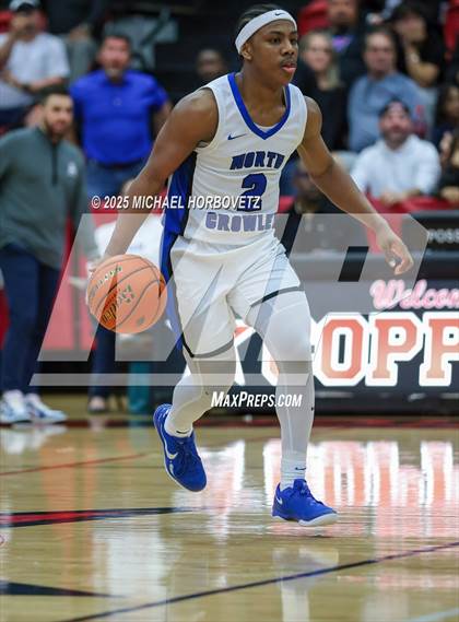 Thumbnail 2 in North Crowley vs. Allen (UIL 6A D1 Boys Basketball Regional Semi) photogallery.