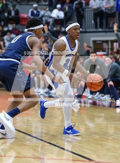 Thumbnail 1 in North Crowley vs. Allen (UIL 6A D1 Boys Basketball Regional Semi) photogallery.