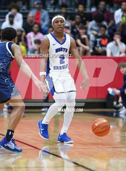 Thumbnail 3 in North Crowley vs. Allen (UIL 6A D1 Boys Basketball Regional Semi) photogallery.