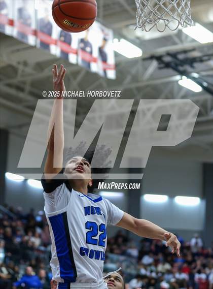 Thumbnail 1 in North Crowley vs. Allen (UIL 6A D1 Boys Basketball Regional Semi) photogallery.
