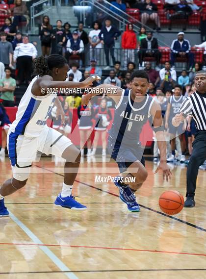 Thumbnail 2 in North Crowley vs. Allen (UIL 6A D1 Boys Basketball Regional Semi) photogallery.