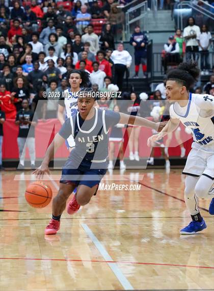 Thumbnail 2 in North Crowley vs. Allen (UIL 6A D1 Boys Basketball Regional Semi) photogallery.